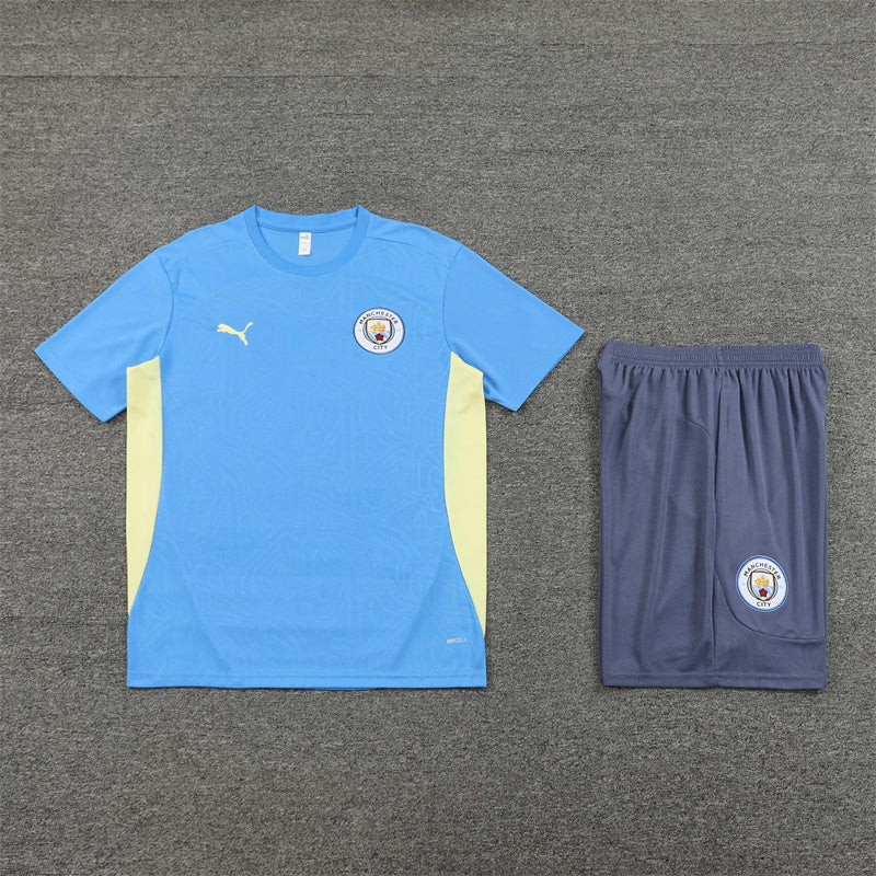 Manchester City Trainingsset 24/25 Trikot und Shorts