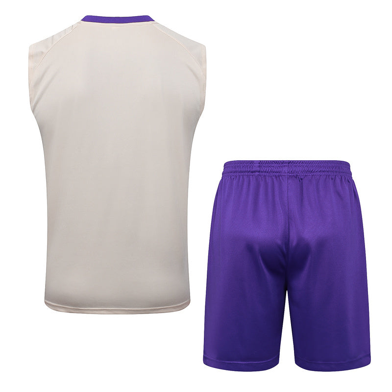 Real Madrid Trainingsset 25/26 Ärmelloses Trikot und Shorts