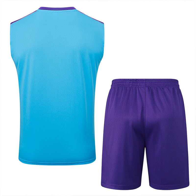Real Madrid Trainingsset 25/26 Ärmelloses Trikot und Shorts
