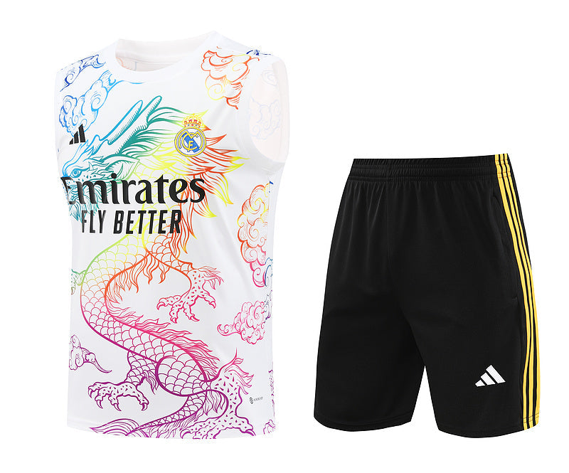 Real Madrid Ärmelloses Set 24/25 Trikot und Shorts