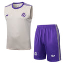 Real Madrid Trainingsset 25/26 Ärmelloses Trikot und Shorts