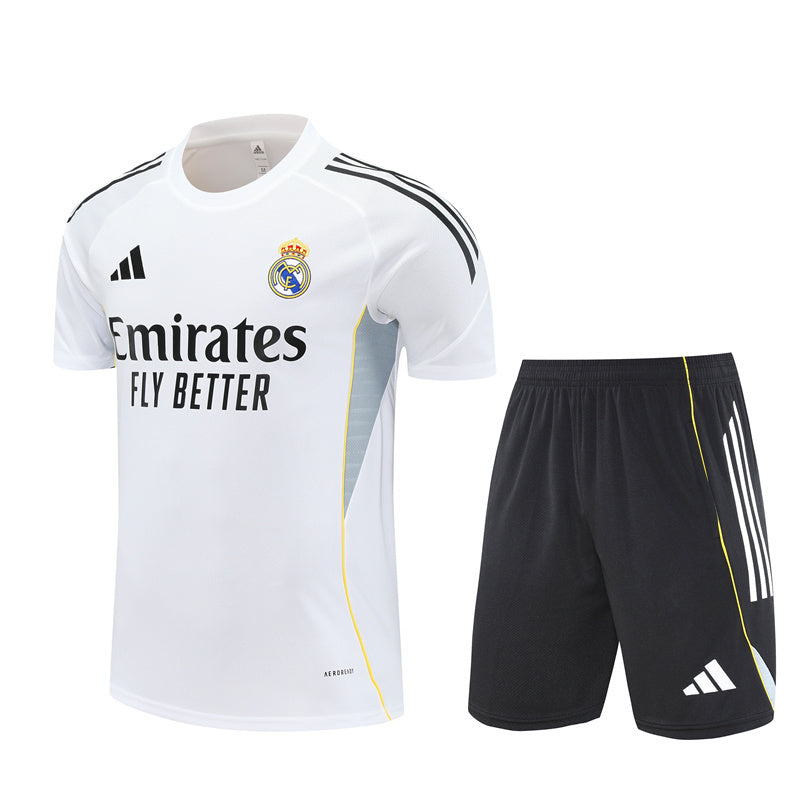 Real Madrid Madrid Trainingsset 25/26 Trikot und Shorts