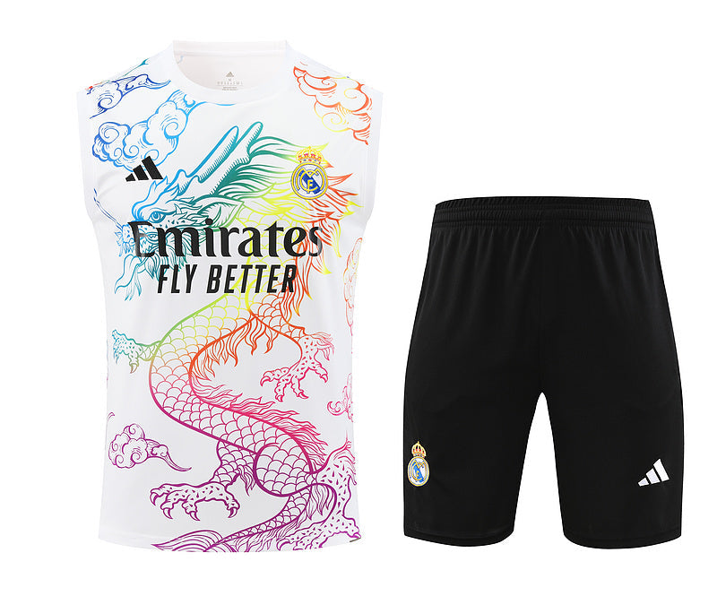 Real Madrid Ärmelloses Set 24/25 Trikot und Shorts
