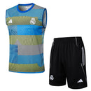 Real Madrid Trainingsset 25/26 Ärmelloses Trikot und Shorts