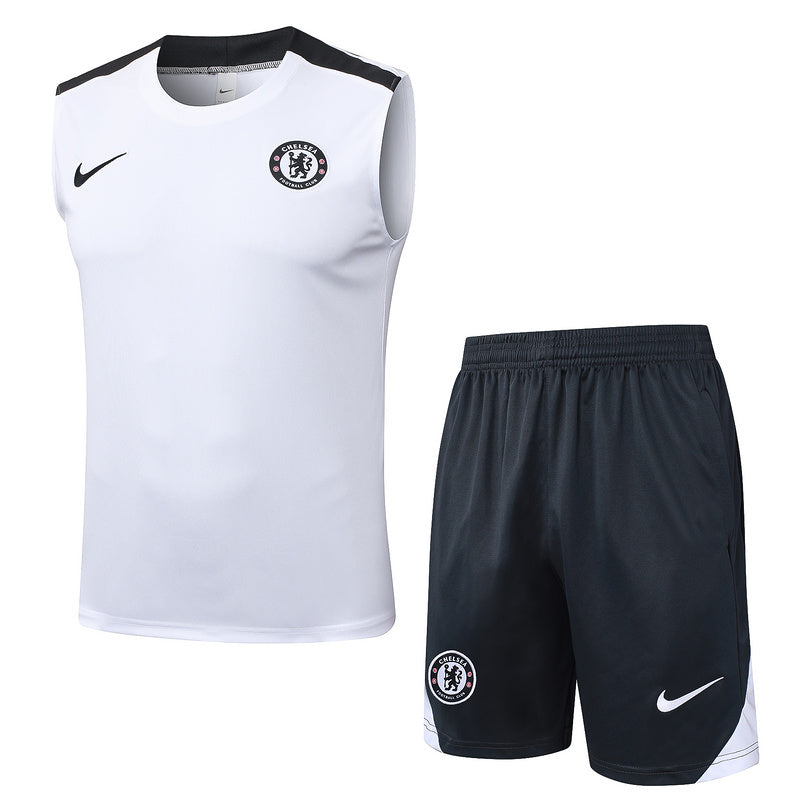 Chelsea Trainingsset 25/26 Ärmelloses Trikot und Shorts