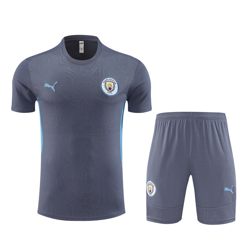 Manchester City Trainingsset 24/25 Trikot und Shorts