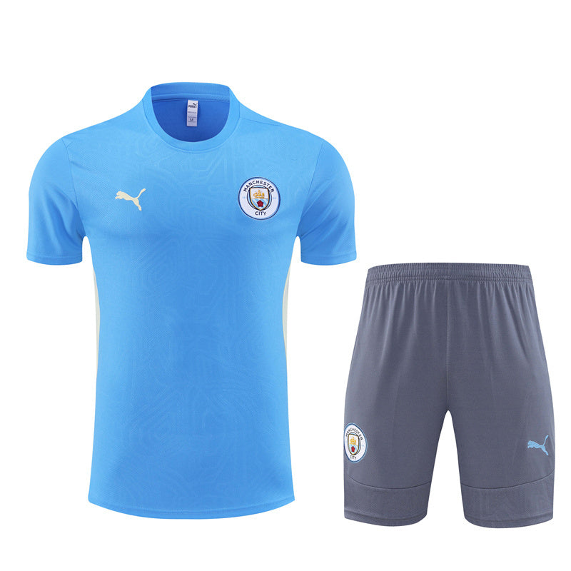 Manchester City Trainingsset 24/25 Trikot und Shorts