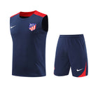 Atletico Madrid Ärmelloses Set 24/25 Trikot und Shorts