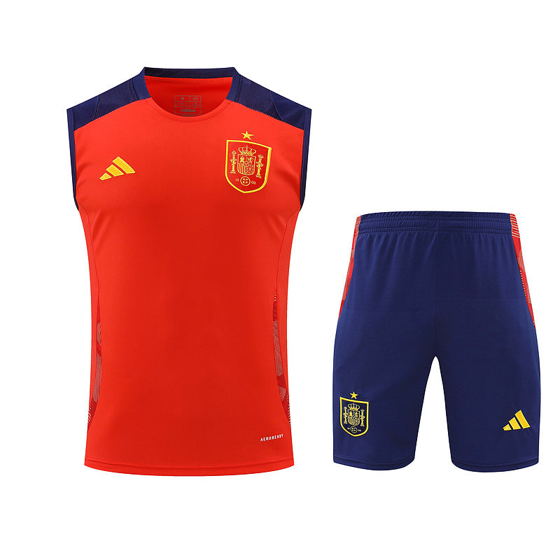Spanien Ärmelloses Set 24/25 Trikot und Shorts
