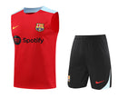 Barcelona Trainingsset 24/25 Ärmelloses Shirt und Shorts