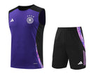 Deutschland Trainingsset 24/25 Ärmelloses Trikot und Shorts