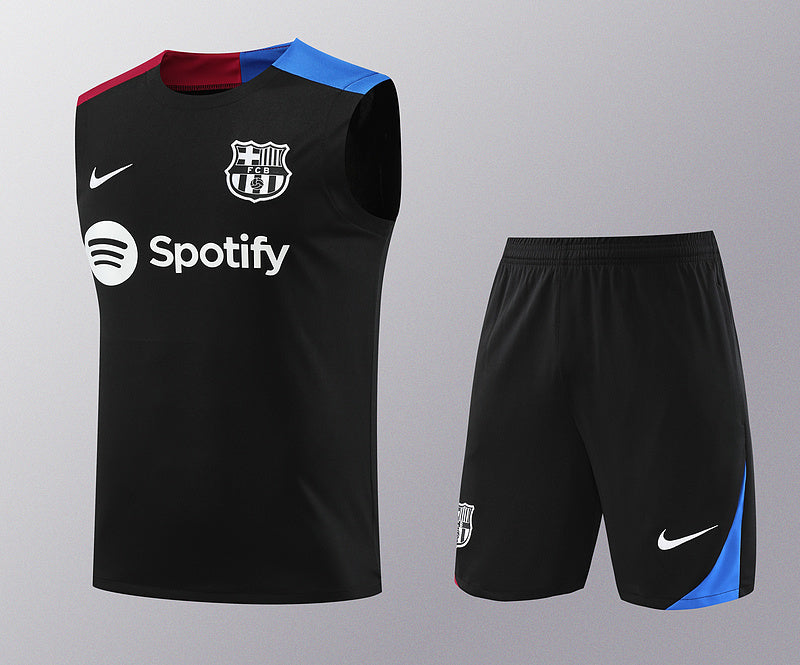 Barcelona Ärmelloses Set 24/25 Trikot und Shorts