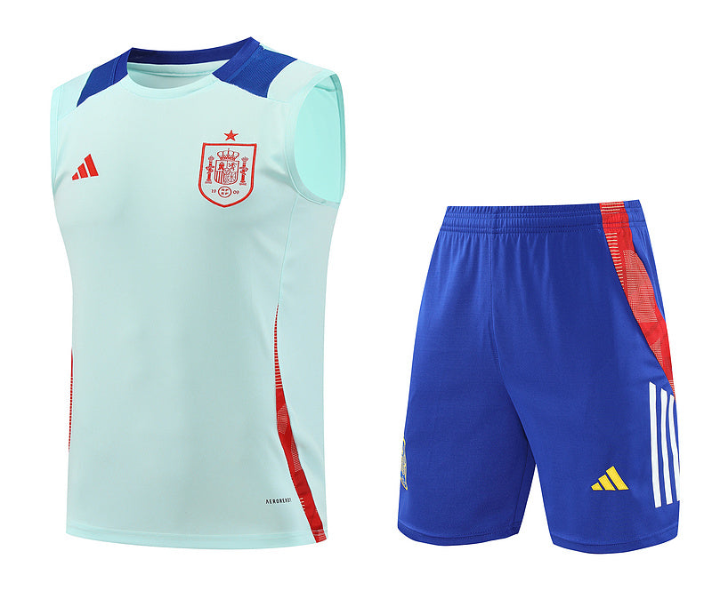 Spanien Ärmelloses Set 24/25 Trikot und Shorts