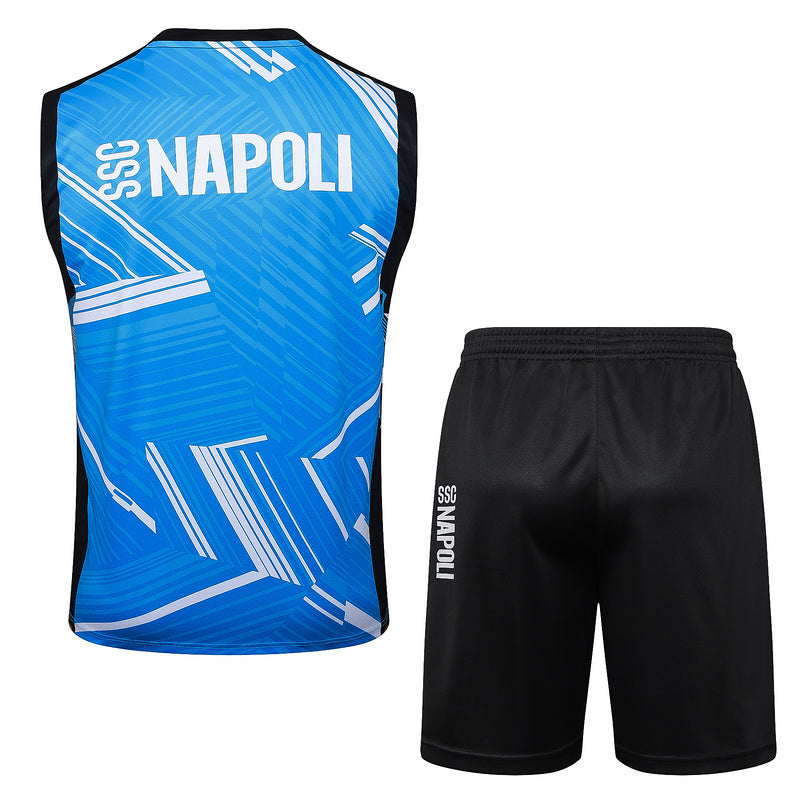 Napoli Trainingsset 24/25 Ärmelloses Trikot und Shorts