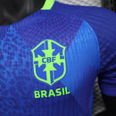 Brasilien Auswärtstrikot 25/26 Herren Spieler-Version Trikot Blau