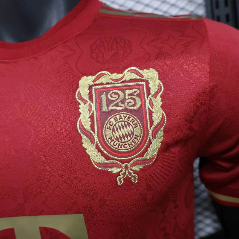 Bayern München 125 Jahre Trikot 25/26 Herren Spieler-Version Rot
