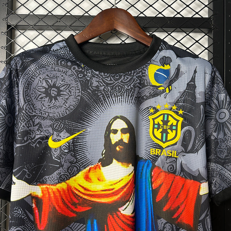 Brasilien Limitierte Auflage Cristo Redentor 25/26 Herren Fantrikot