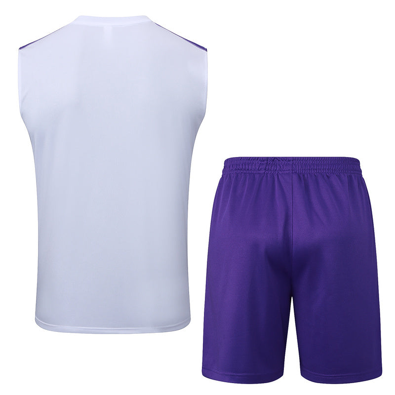 Real Madrid Trainingsset 25/26 Ärmelloses Trikot und Shorts