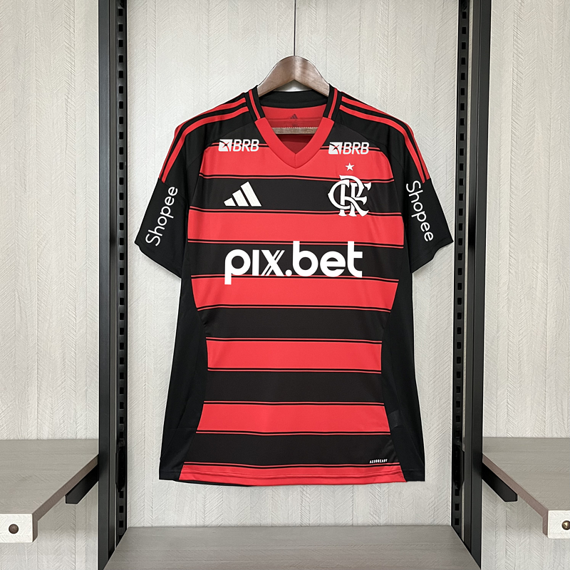 Flamengo Heimtrikot mit Sponsoren 25/26 Herren Fantrikot