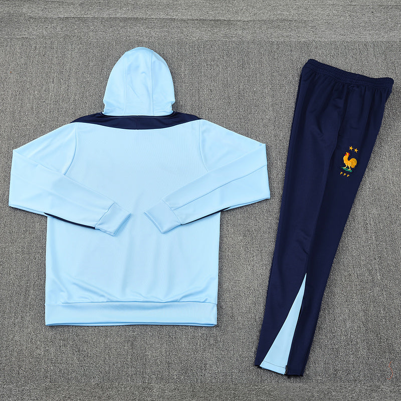 Frankreich Trainingsanzug 24/25 Jacke und Hose Herren