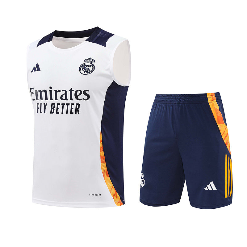 Real Madrid Ärmelloses Set 24/25 Trikot und Shorts