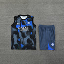 Inter Mailand Trainingsset 24/25 Ärmelloses Trikot und Shorts