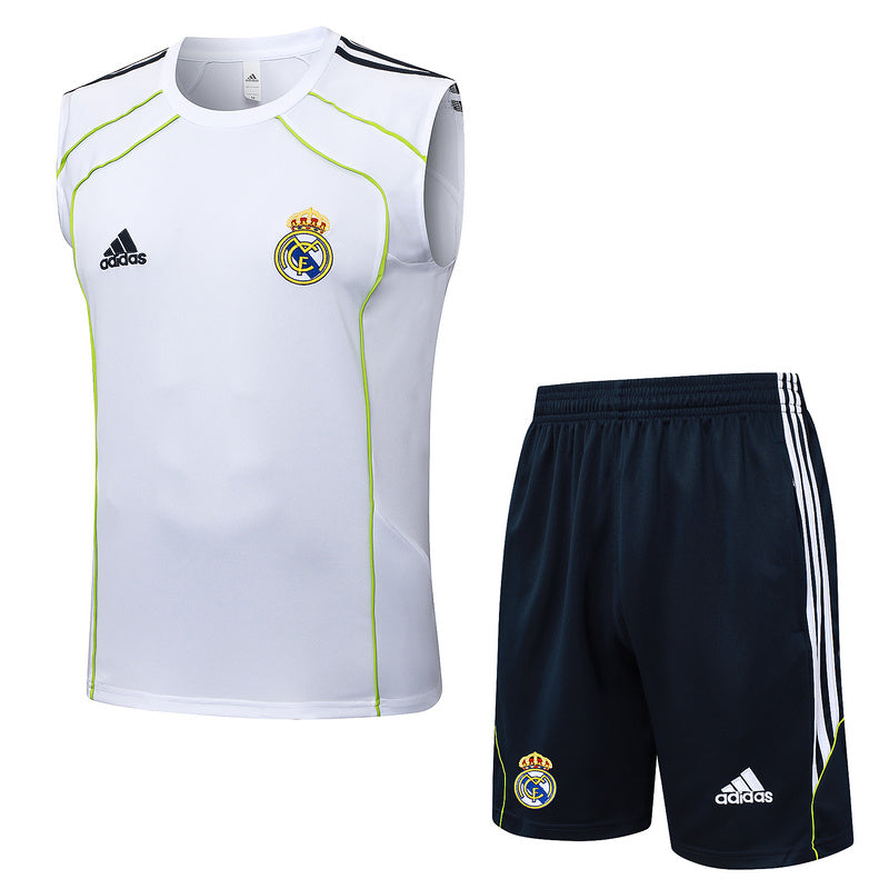 Real Madrid Trainingsset 25/26 Ärmelloses Trikot und Shorts