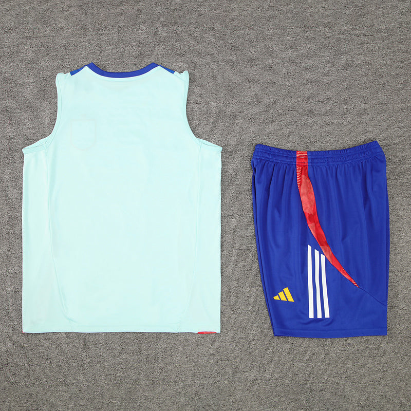 Spanien Ärmelloses Set 24/25 Trikot und Shorts