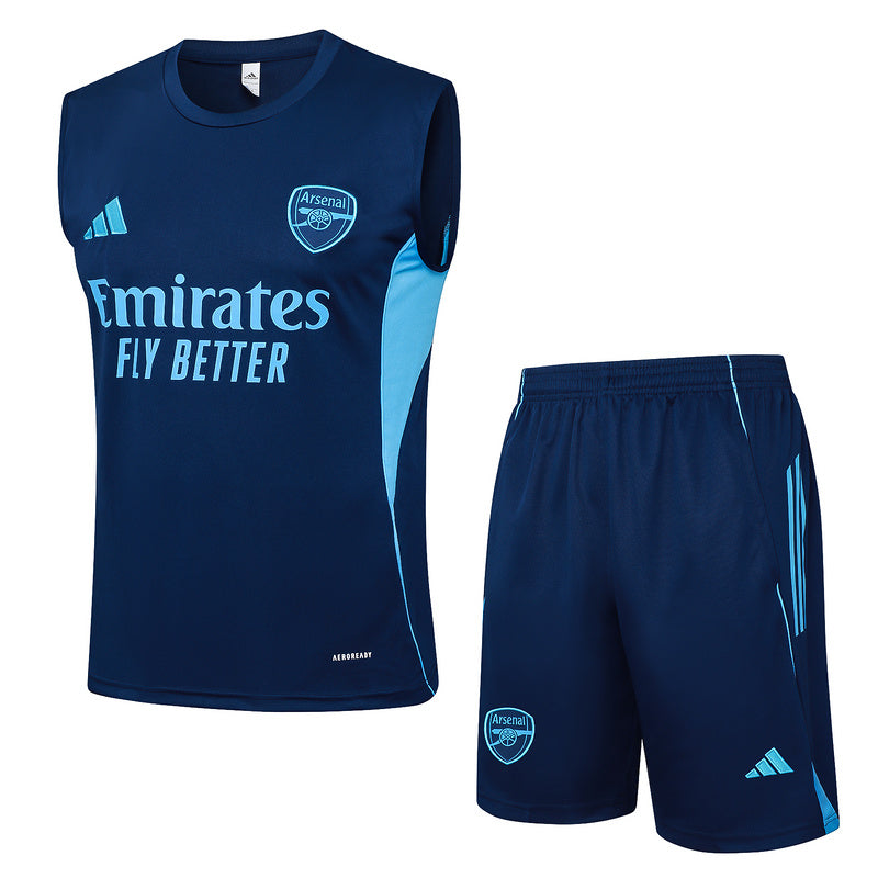 Arsenal Trainingsset 25/26 Ärmelloses Trikot und Shorts