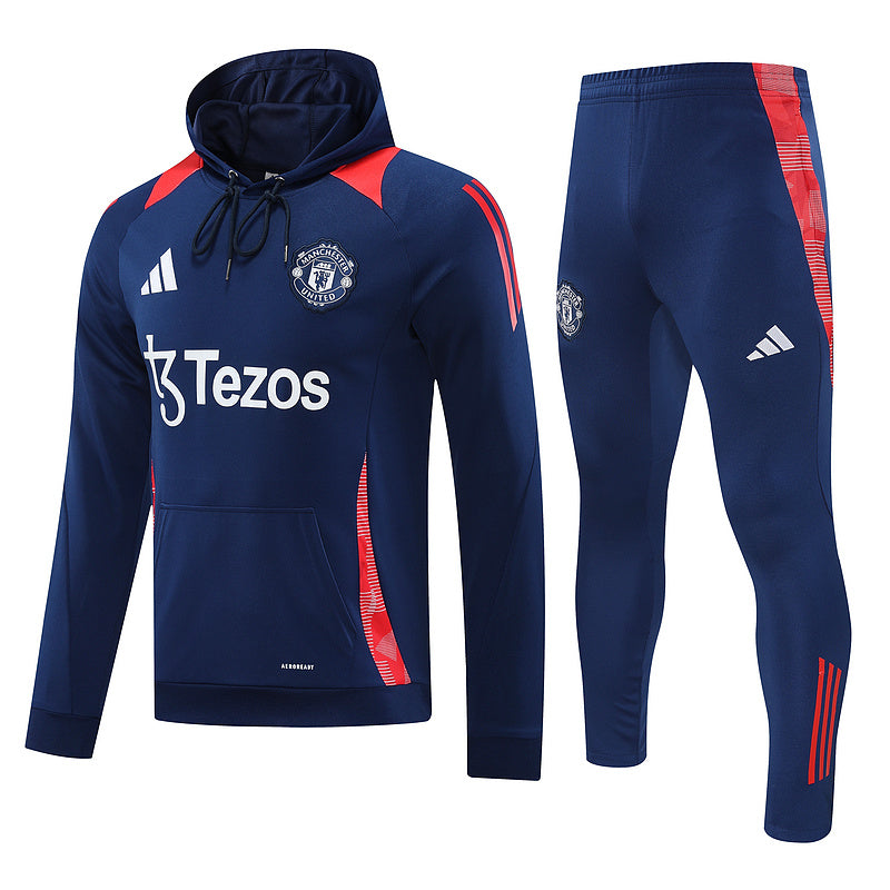 Manchester United Trainingsanzug 24/25 Jacke und Hose Herren