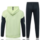 Real Madrid Trainingsanzug 2025/26 Jacke & Hose Grün/Grau
