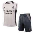 Real Madrid Trainingsset 24/25 Ärmelloses Trikot und Shorts