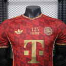 Bayern München 125 Jahre Trikot 25/26 Herren Spieler-Version Rot