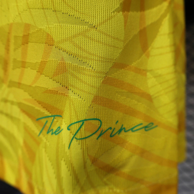 Brasilien Poloshirt Sonderedition 25/26 Herren Spieler-Version Gelb