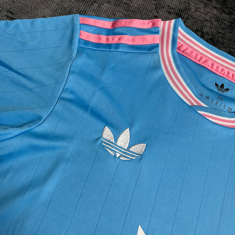 Kinder-Set Inter Miami Drittetrikot 25/26 Blau