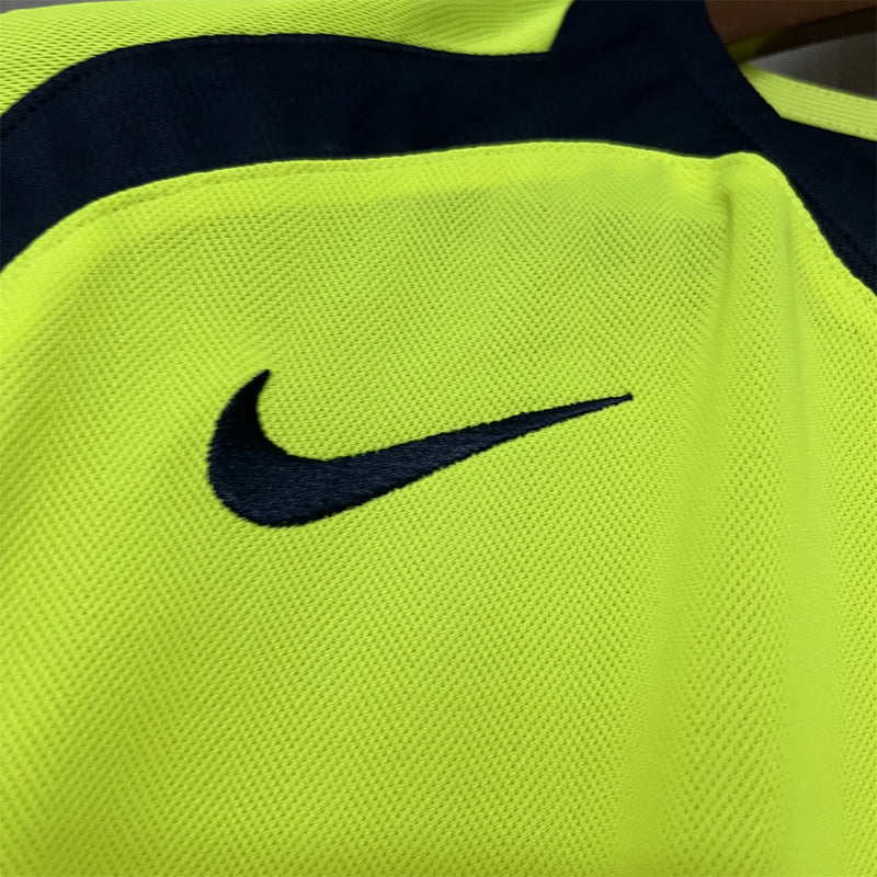 Barcelona Auswärtstrikot 05/06 Herren Fan-Version Grün (Retro)