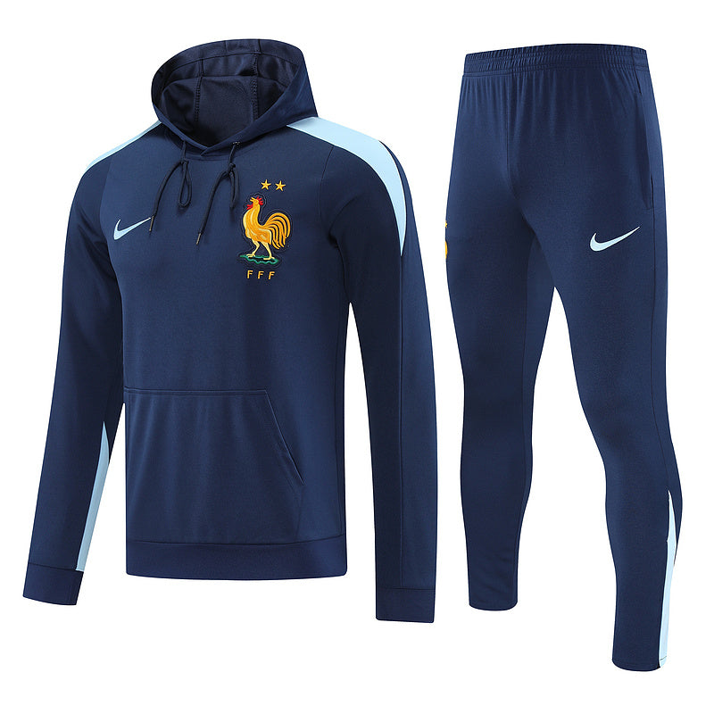 Frankreich Trainingsanzug 24/25 Jacke und Hose Herren