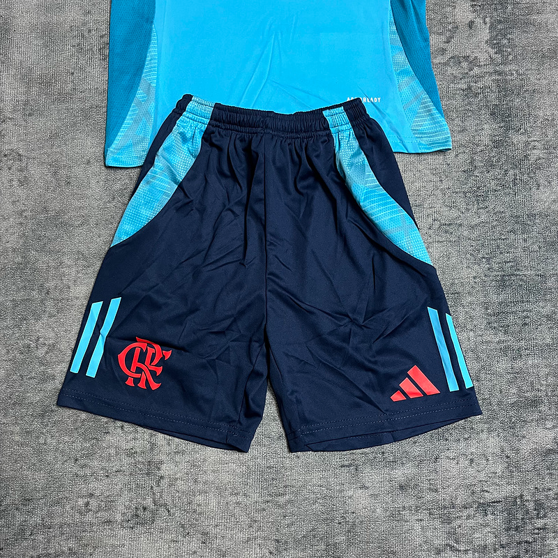 Kinder-Trainingsset Flamengo 25/26 mit Trikot und Shorts