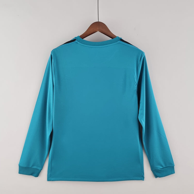 Real Madrid Langarm Drittetrikot 17/18 Herren Fan-Version (Retro)