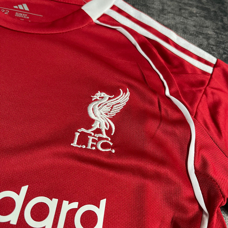 Kinder-Set Liverpool Heimtrikot 25/26 Rot