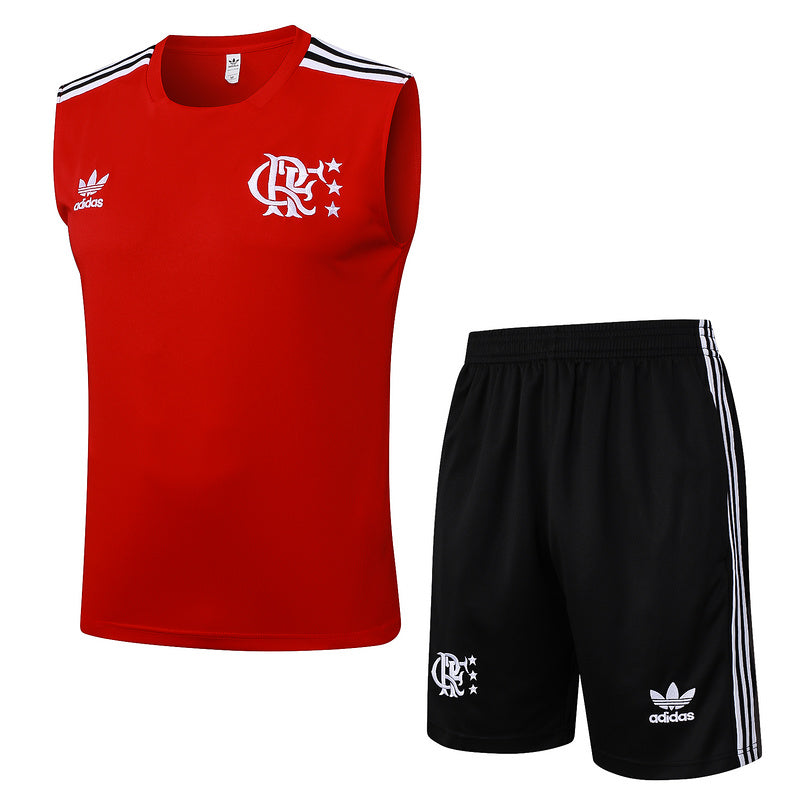Flamengo Trainingsset 25/26 Ärmelloses Trikot und Shorts