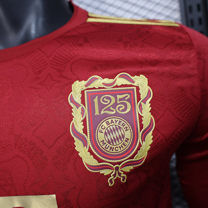 Bayern München 125 Jahre Jubiläum Langarmtrikot 25/26 Herren Spielerversion