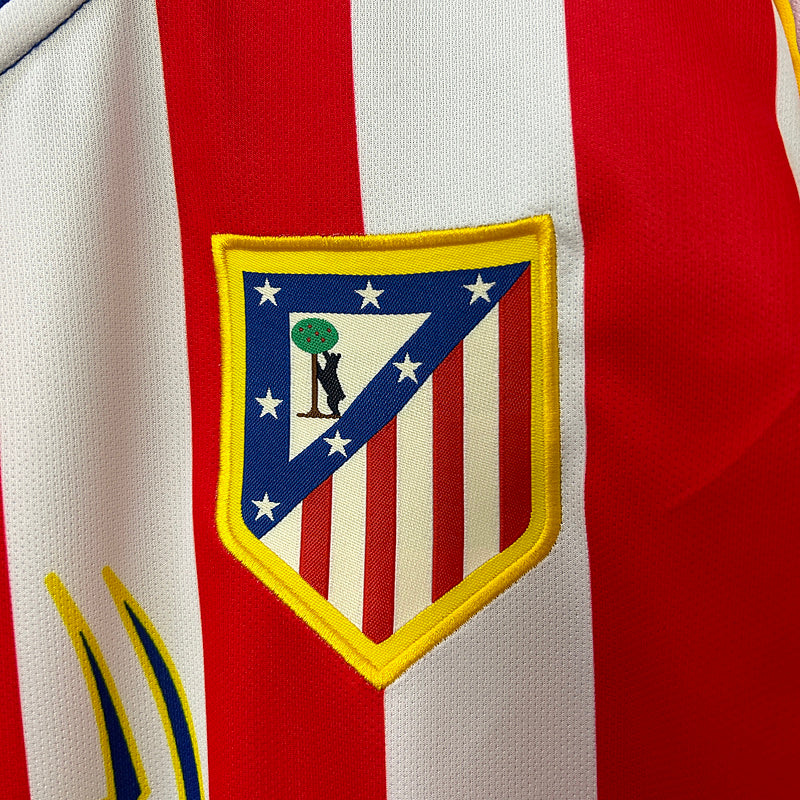Atlético Madrid Langarm Heimtrikot 04/05 Herren Fan-Version (Retro)