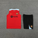 Barcelona Trainingsset 24/25 Ärmelloses Shirt und Shorts