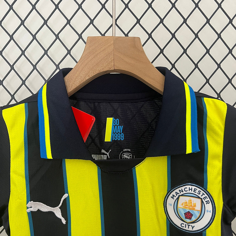 Kinder-Set Manchester City Auswärtstrikot 24/25