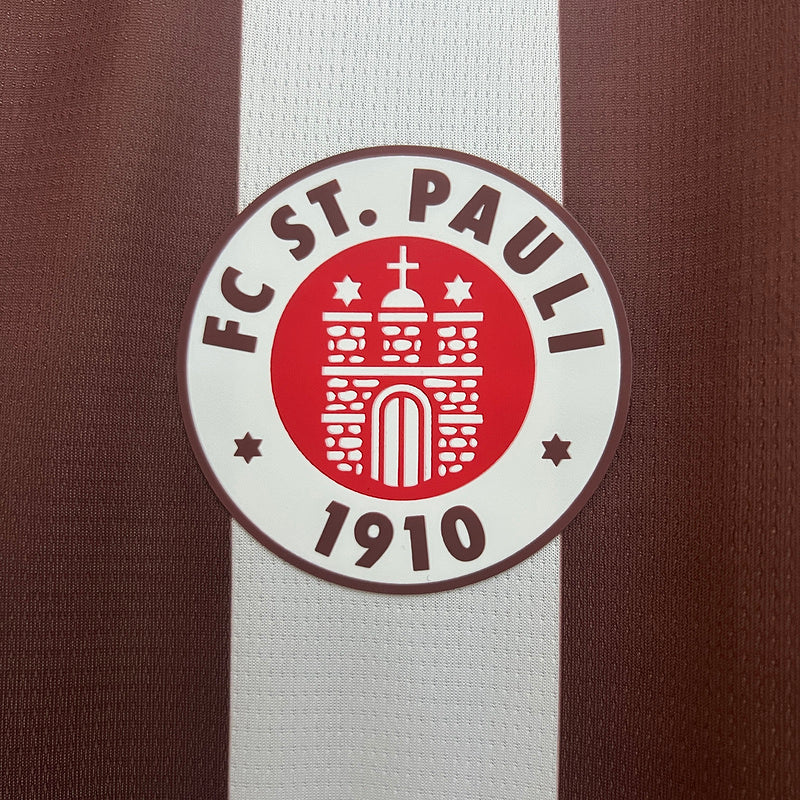 St. Pauli Heimtrikot 25/26 Herren Fantrikot Braun