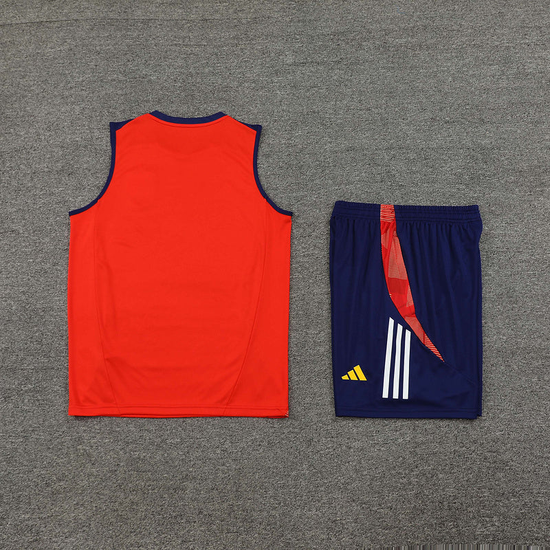 Spanien Ärmelloses Set 24/25 Trikot und Shorts
