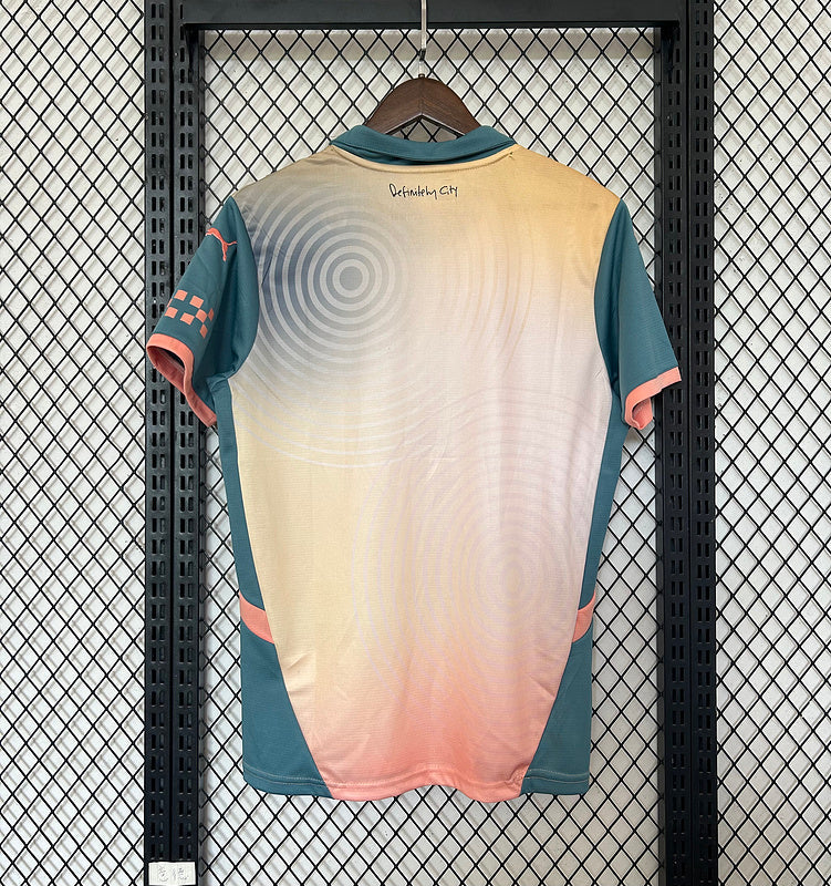 Manchester City Vierteltrikot 24/25 Herren Fan-Version