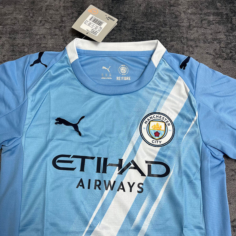 Kinder-Set Manchester City Heimtrikot 25/26