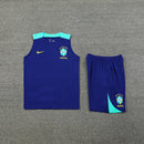 Brasilien Trainingsset 24/25 Ärmelloses Shirt und Shorts